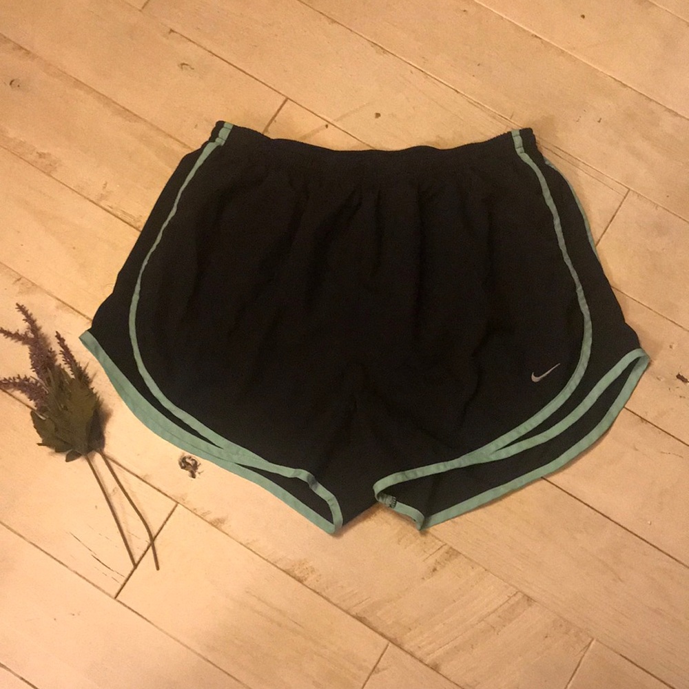 Nike Tempo Shorts Black/Teal Blue